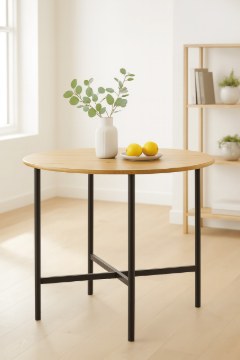 Kontrasto Стіл Lugo 85x77 см, дуб Kkk, 5.90.82904 - Home Club