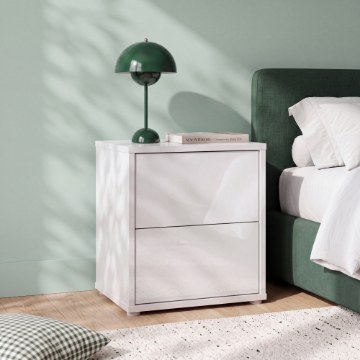 Forte Комод 50 см Sophistispace Білий/Білий глянцевий, ACSK114-C87 - Home Club