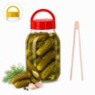 Chomik Банка 3 Л + Кришка Pl + Рецепт/Щипці , CHOM3000/A - Home Club, Зображення 2
