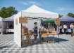 Garden Line Торговий Намет 3 X 3 М Білий, NAM7465 - Home Club, Зображення 4