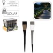 Garden Line Сонячна Лампа Neda 4,9 x 4,9 x 38 См Срібна Прозора/ Чорна Димна Холодна Біла, SOL4269 - Home Club, Зображення 8