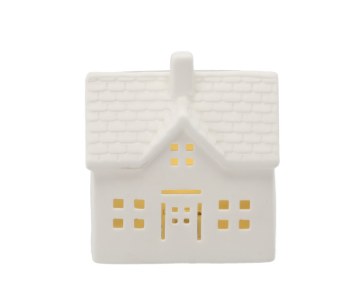 Chomik Фигурка Рождественская - Керамический Домик 11 X 7,6 X 11,8 См Led, GOT1537 - Home Club