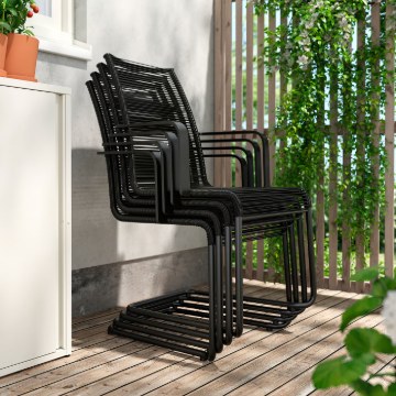 ИКЕА Стул с подлокотниками VÄSMAN ВЭСМАН, 402.116.37 - Home Club