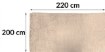 Kontrasto Плед Fuero 200x220 J. Бежевый, 4.58.89514 - Home Club, изображение 6