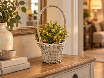 Chomik Плетений кошик 24 × 16 × 44 см, SIL9285 - Home Club