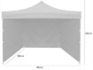 Garden Line Торговая палатка 3 х 3 м, синяя, NAM7458 - Home Club, изображение 3