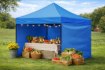Garden Line Торговая палатка 3 х 3 м, синяя, NAM7458 - Home Club, изображение 18