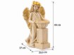 Chomik Фігура Ангела З Чашею та Вінком, Світлодіодна, 23,5 × 27 × 46 См, DED1727 - Home Club, Зображення 8