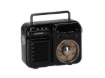 Chomik Радіо Retro На Сонячних Батареях З Bluetooth та Повербанком 2000 ма·год, Чорне, RSC5459 - Home Club, Зображення 11