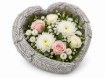 Chomik Цементний Горщик У Формі Серця - Сірий 23 X 23 X 12 См, DED8837 - Home Club