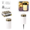 Chomik Солярна Свічка Led 2-в-1 З Ефектом Полум'я 7,2 x 7,2 x 12,2 См, Тепло-Білий, SOL4781 - Home Club