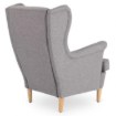 Mebel Elite Кресло для отдыха Evan 2 с подставкой для ног, серого цвета, ME.EVAN2/JP/D/T/FWPD - Home Club, изображение 5
