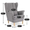 Mebel Elite Кресло для отдыха Evan 2 с подставкой для ног, серого цвета, ME.EVAN2/JP/D/T/FWPD - Home Club, изображение 8