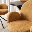 Mebel Elite Вращающееся кресло Musso, горчичного цвета, из ткани букле, ME.MUSSO/CU/CZ/TB/K - Home Club, изображение 4