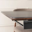 Mebel Elite Стол Lizbona, керамический, раскладной, 160–200 см, черный/орех, ME.LIZBONA/CZ/O/CER/S160-200 - Home Club, изображение 6