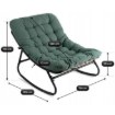 Mebel Elite Кресло-качалка Aurora, зелёное, ME.AURORA/Z/T/FW - Home Club, изображение 9