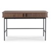 Mebel Elite Письмовий стіл Trish 120 см з рифленою поверхнею, горіх, ME.TRISH/O/B120 - Home Club, Зображення 3
