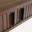 Mebel Elite Письмовий стіл Trish 120 см з рифленою поверхнею, горіх, ME.TRISH/O/B120 - Home Club, Зображення 6