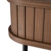 Mebel Elite Письмовий стіл Trish 120 см з рифленою поверхнею, горіх, ME.TRISH/O/B120 - Home Club, Зображення 7