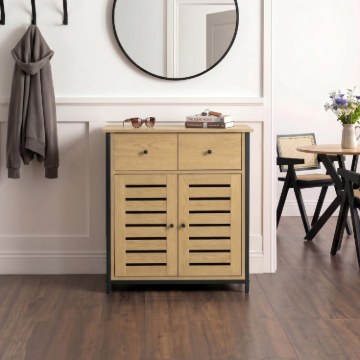 Mebel Elite Шкафчик для обуви Amaya 70 см, дуб, ME.AMAYA/D/CZ/KOM - Home Club
