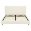 Mebel Elite Ліжко 160x200 Izmir, кремове, з тканини букле, ME.IZMIR/160/KR/TB/LOZ - Home Club, Зображення 4