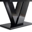 Mebel Elite Стіл Clark, розкладний, 120–160 см, чорний глянцевий, PM.DUBAJ/CZ/PL/S - Home Club, Зображення 7