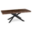 Mebel Elite Стол Hampton, раскладной, 160–240 см, дуб в стиле рустик/чёрный, ME.HAMPTON/RU/CZ/S160-240 - Home Club, изображение 4