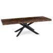 Mebel Elite Стол Hampton, раскладной, 160–240 см, дуб в стиле рустик/чёрный, ME.HAMPTON/RU/CZ/S160-240 - Home Club, изображение 5