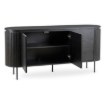 Mebel Elite Комод Beck 160 см, трёхдверный, чёрный, ME.BECK/CZ/KOM160 - Home Club, изображение 3