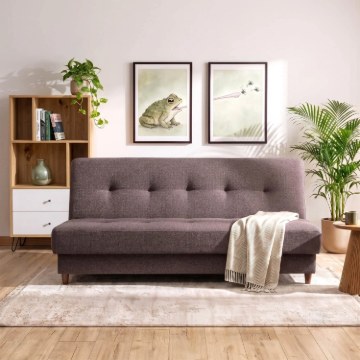 Mebel Elite Раскладной диван Aruba 2, коричневый, PPHUE.ZOSIA2/LUX12/WER - Home Club