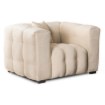 Mebel Elite Кресло Moderno 1S кремового цвета, ME.MODERNO1S/KR/TB/FW - Home Club