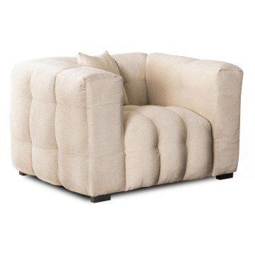 Mebel Elite Кресло Moderno 1S кремового цвета, ME.MODERNO1S/KR/TB/FW - Home Club