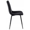 Mebel Elite Стілець Ibis, чорний, велюровий, ME.IBIS/CZ/V/K - Home Club, Зображення 3