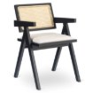 Mebel Elite Стілець Madera 2, чорний/бежевий, ажурний, ME.MADERA2/BZ/T/CZ/DK/K - Home Club
