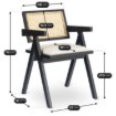 Mebel Elite Стілець Madera 2, чорний/бежевий, ажурний, ME.MADERA2/BZ/T/CZ/DK/K - Home Club, Зображення 6