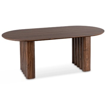 Mebel Elite Стіл Dario, овальний, 200 см, горіх, ME.DARIO/O/S - Home Club