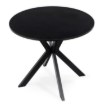 Mebel Elite Стол Lauren 80 см, черный, ME.LAUREN/CZ/S80 - Home Club, изображение 6
