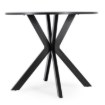 Mebel Elite Стол Lauren 80 см, черный, ME.LAUREN/CZ/S80 - Home Club, изображение 7
