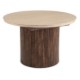 Mebel Elite Стіл Aurelio, розкладний, 120–160 см, травертин/горіх, ME.AURELIO/TRAW/O/S - Home Club