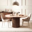 Mebel Elite Стіл Aurelio, розкладний, 120–160 см, травертин/горіх, ME.AURELIO/TRAW/O/S - Home Club, Зображення 3