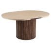 Mebel Elite Стіл Aurelio, розкладний, 120–160 см, травертин/горіх, ME.AURELIO/TRAW/O/S - Home Club, Зображення 4