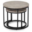 Mebel Elite Набор столиков Rocky, бетон/черный, ME.ROCKY/BET/CZ/L - Home Club, изображение 7