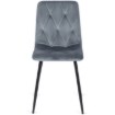 Mebel Elite Стул Robin, серый, велюровый, ME.ROBIN/P/V/K - Home Club, изображение 6