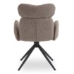 Mebel Elite Обертове крісло для вітальні Alvaro, коричневе, ME.ALVARO/BR/T/K - Home Club, Зображення 10