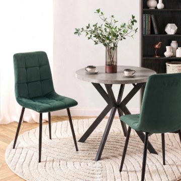 Mebel Elite Стул Peru, зеленый, велюровый, ME.PERU/Z/V/K - Home Club