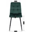 Mebel Elite Стул Peru, зеленый, велюровый, ME.PERU/Z/V/K - Home Club, изображение 5