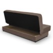 Mebel Elite Раскладной диван Aruba, коричневый, PPHUE.ZOSIA/PAROS3/WER - Home Club, изображение 4
