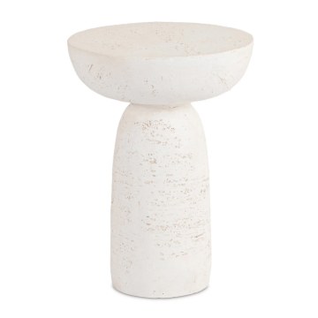 Mebel Elite Столик Henrico 40 см, кремовый/бежевый, современный, ME.HENRICO/KR-BZ/MGO/L - Home Club