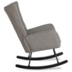 Mebel Elite Кресло-качалка Jackson, серое, ткань, ME.JACKSON/P/T/FW - Home Club, изображение 4