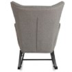 Mebel Elite Кресло-качалка Jackson, серое, ткань, ME.JACKSON/P/T/FW - Home Club, изображение 6